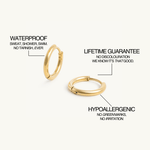 Classic Huggie Earrings - Maison Les Disciples