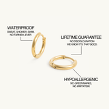 Classic Huggie Earrings - Maison Les Disciples
