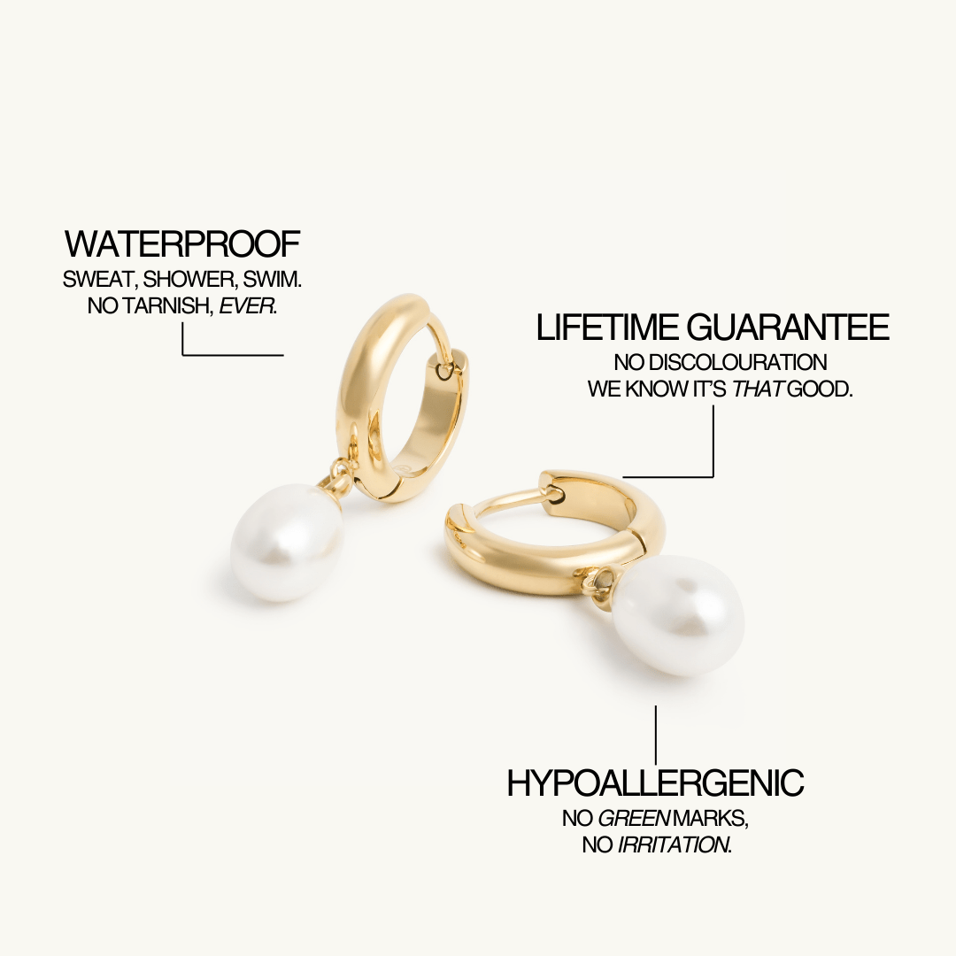 Pearl Drop Earrings - Maison Les Disciples