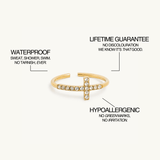 Pavé Cross Ring - Maison Les Disciples