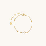 Pavé Cross Bracelet - Maison Les Disciples