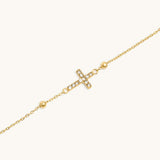 Pavé Cross Bracelet - Maison Les Disciples