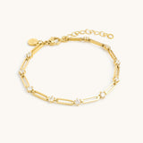 Luxe Paperclip Bracelet - Maison Les Disciples