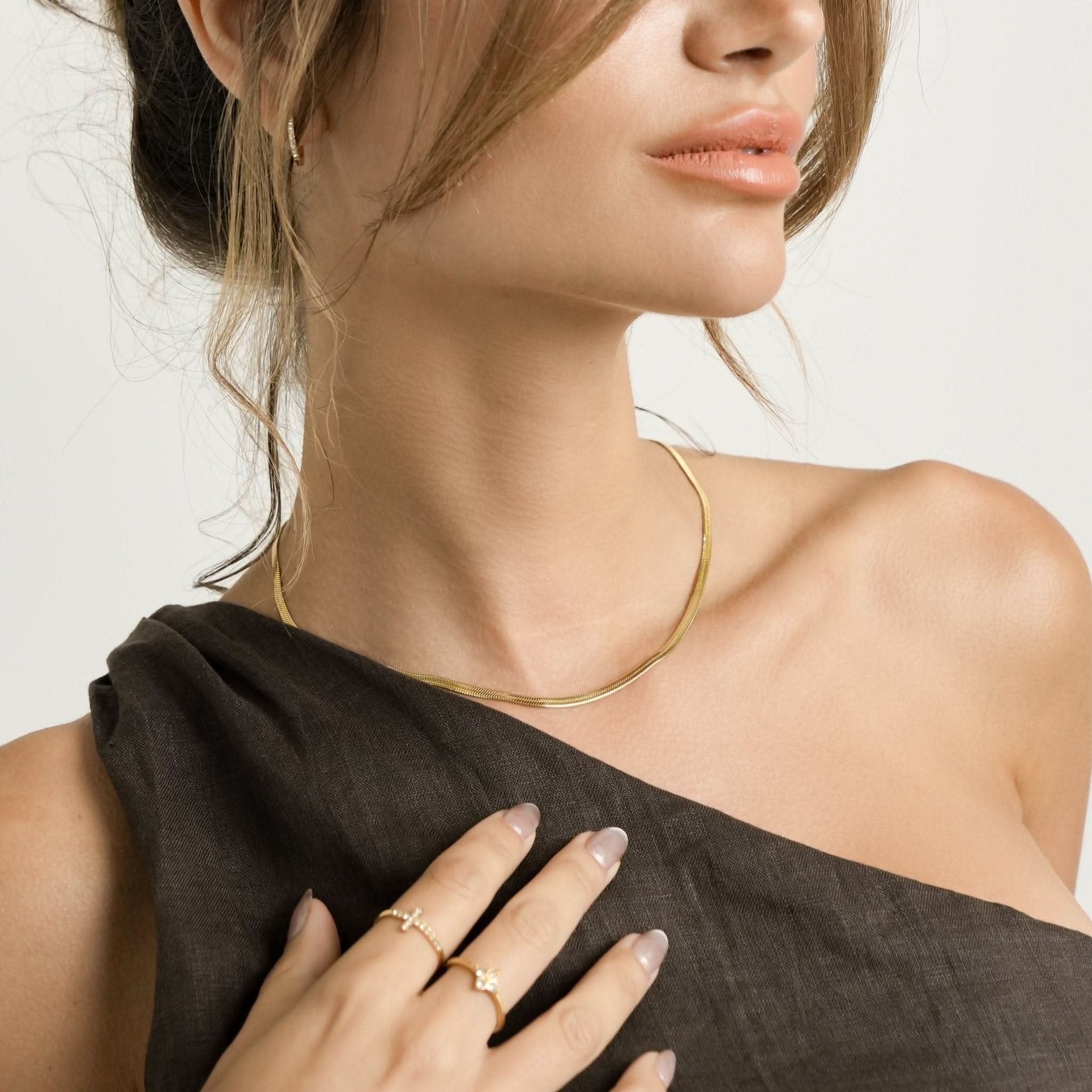 Herringbone Necklace - Maison Les Disciples