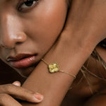 Clover Cross Bracelet - Maison Les Disciples