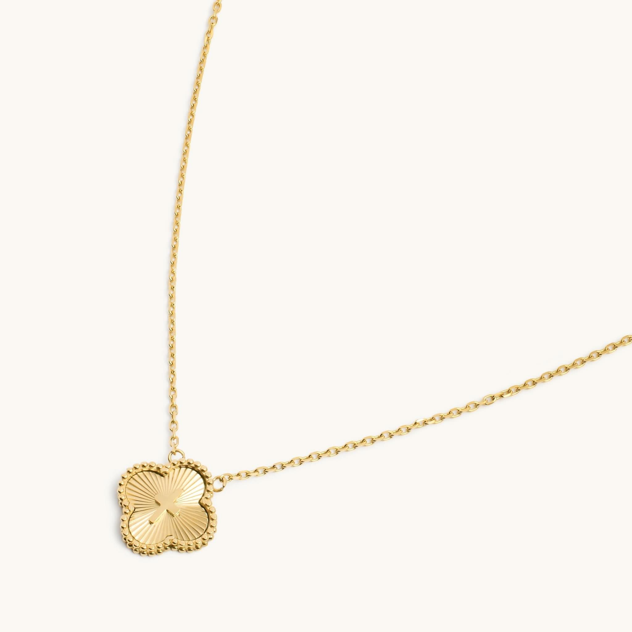 Clover Cross Necklace - Maison Les Disciples