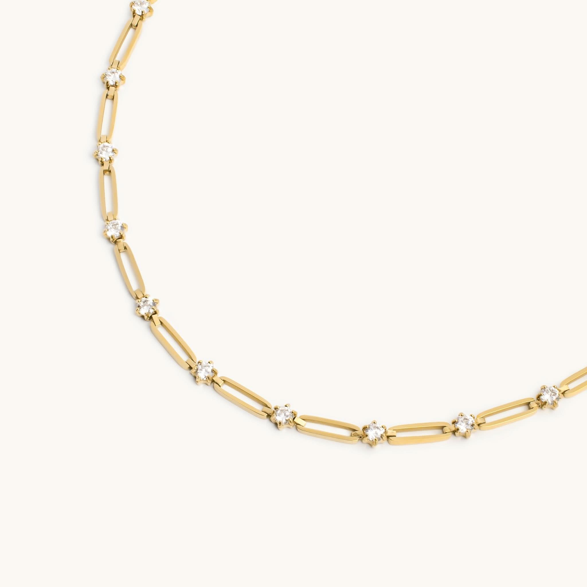 Luxe Paperclip Necklace - Maison Les Disciples