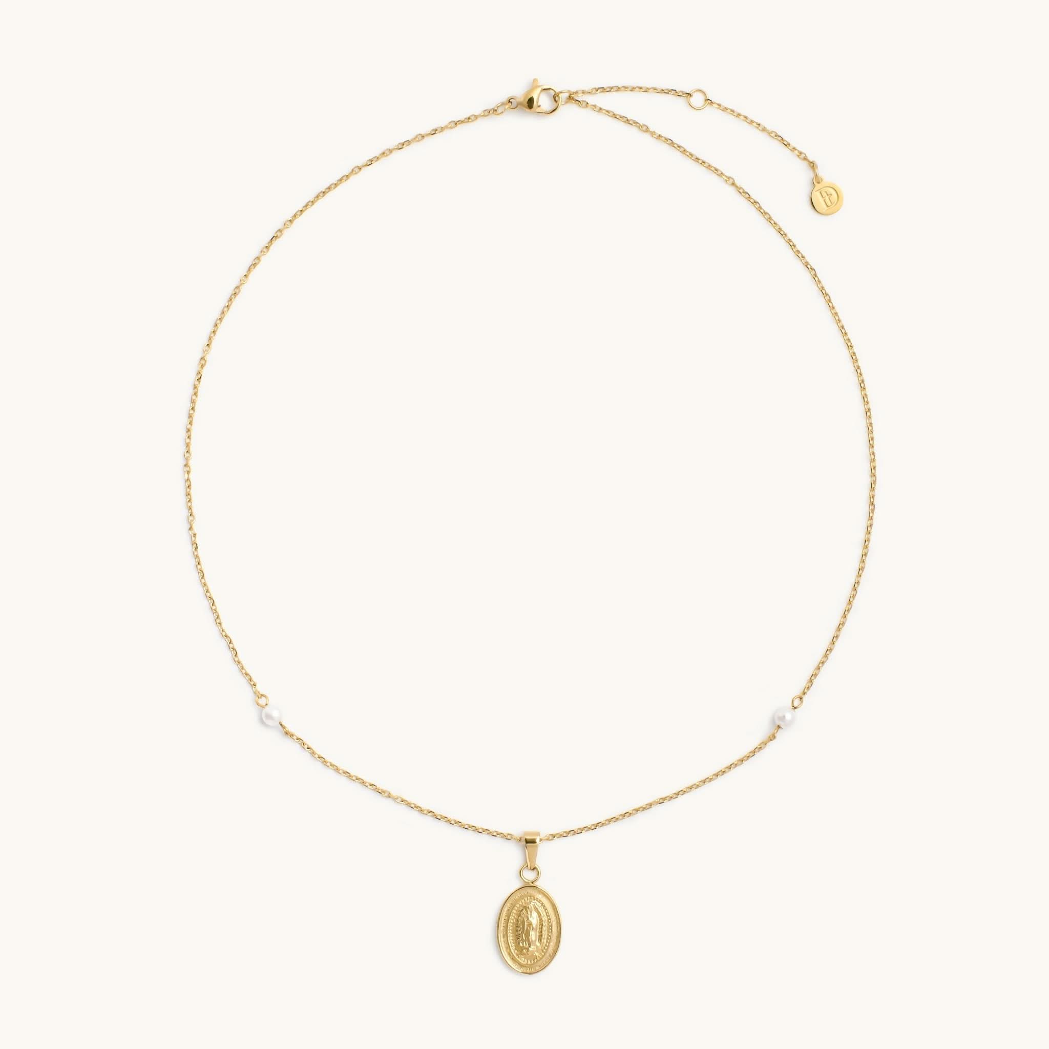 Virgin Mary Necklace - Maison Les Disciples