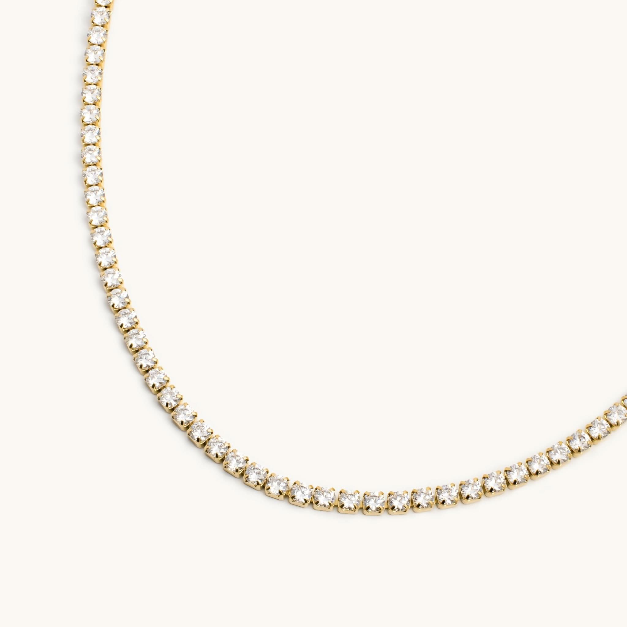 Classic Tennis Necklace - Maison Les Disciples