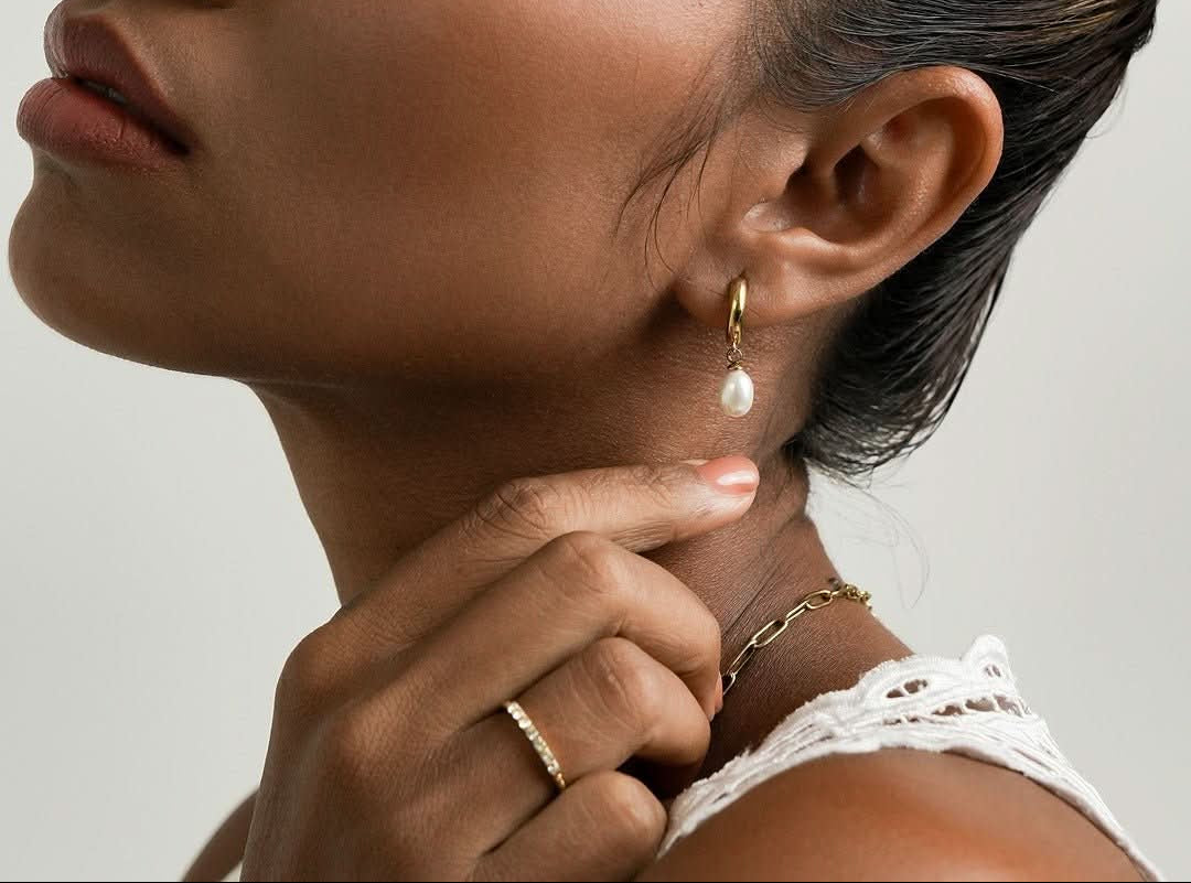 Pearl Drop Earrings - Maison Les Disciples