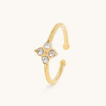 Pavé Clover Ring - Maison Les Disciples