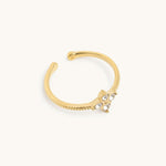 Pavé Clover Ring - Maison Les Disciples